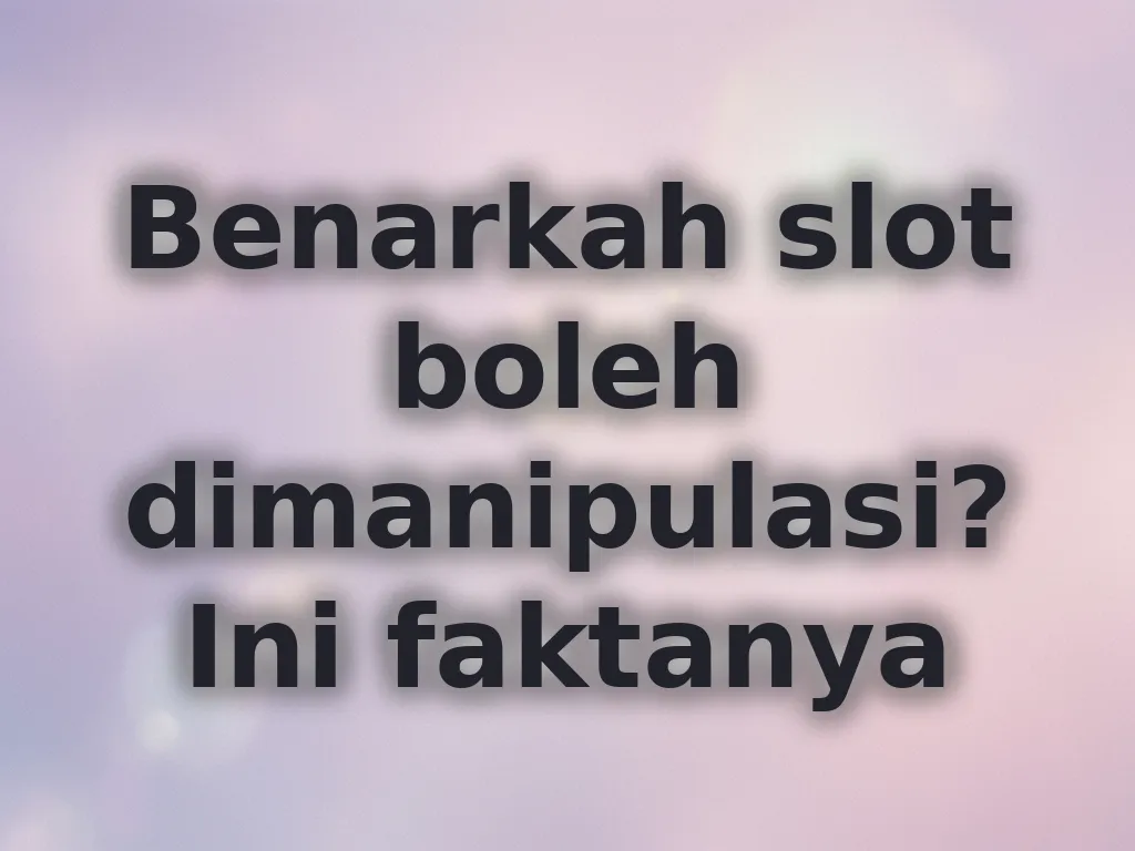 Mitos judi online